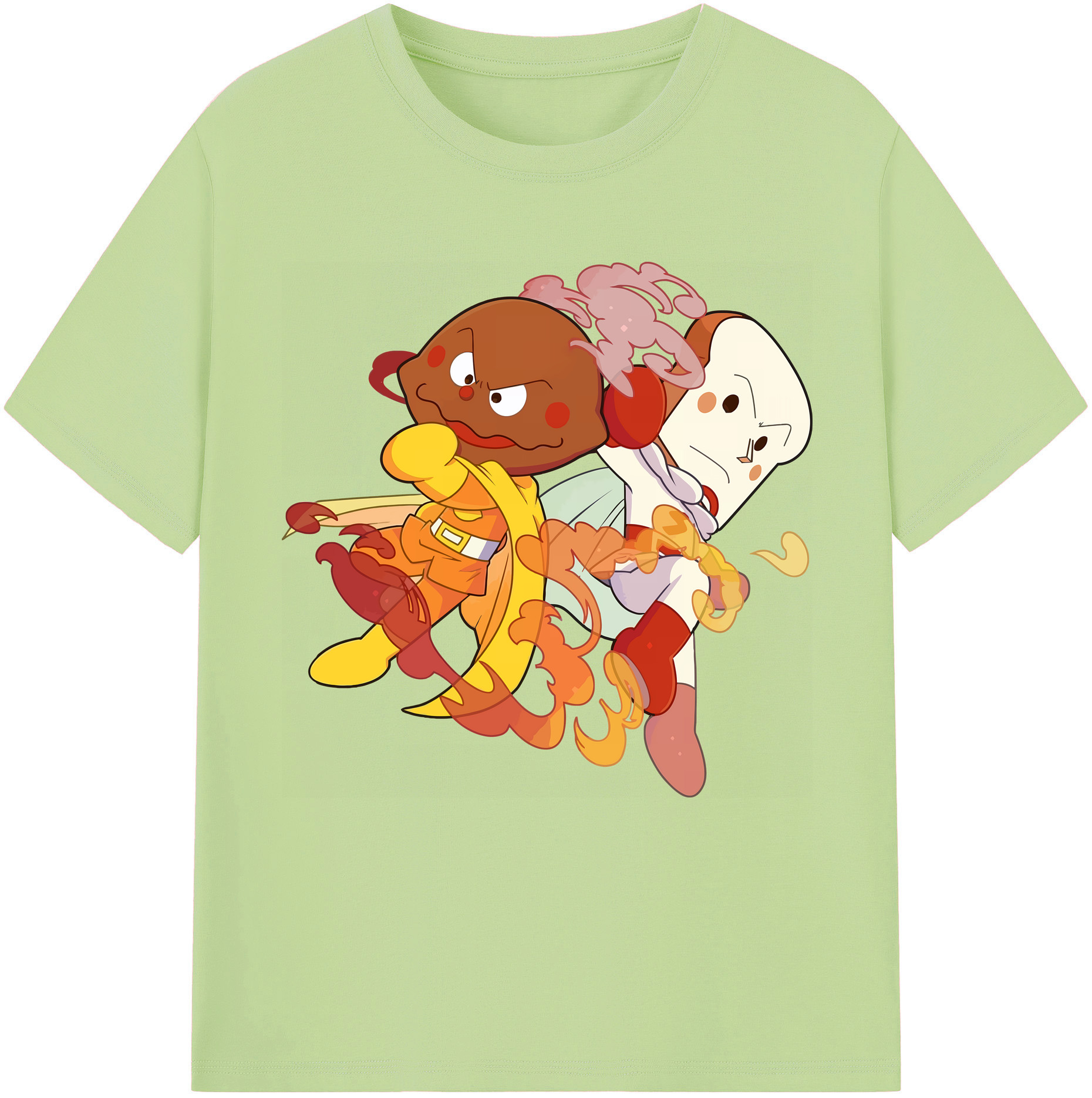（画像用） アンパンマン Anpanman 綿100％半袖Tシャツ（フロントプリント）
